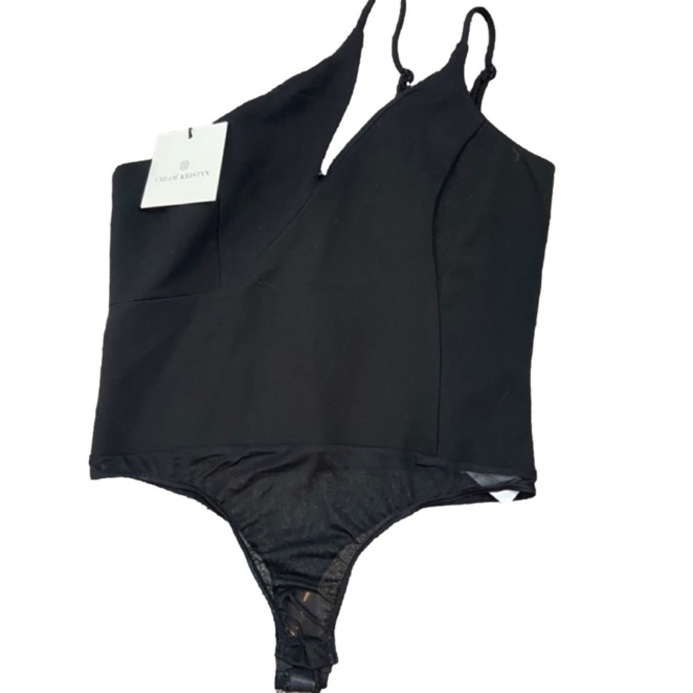 Chloé Kristyn Monica Bodysuit black size small NWT - Picture 2 of 6